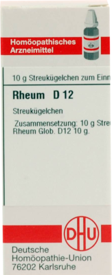 RHEUM D 12 Globuli - 10g