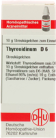 THYREOIDINUM D 6 Globuli - 10g