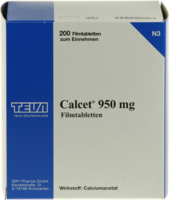 CALCET 950 mg Filmtabletten - 200Stk