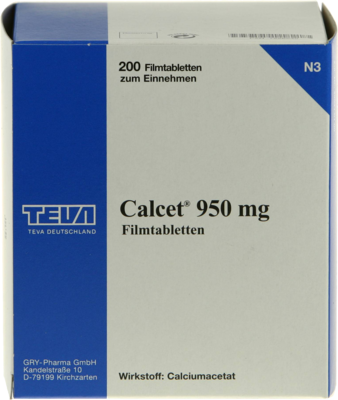 CALCET 950 mg Filmtabletten - 200Stk
