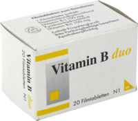 VITAMIN B DUO Filmtabletten - 20Stk