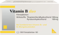 VITAMIN B DUO Filmtabletten - 100Stk - Vitamine & Stärkung