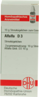 ALFALFA D 3 Globuli - 10g - A - A