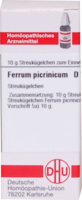 FERRUM PICRINICUM D 12 Globuli - 10g