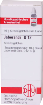 JABORANDI D 12 Globuli - 10g - I - K