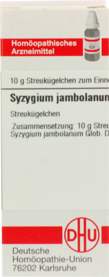 SYZYGIUM JAMBOLANUM D 4 Globuli - 10g