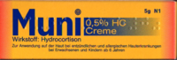 MUNI 0,5% HC Creme - 5g