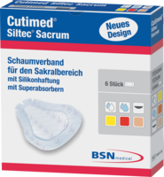 CUTIMED Siltec Sacrum 23x23 cm Kompressen - 6Stk
