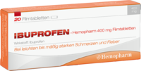 IBUPROFEN Hemopharm 400 mg Filmtabletten - 20Stk - Schmerzen