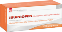 IBUPROFEN Hemopharm 400 mg Filmtabletten - 50Stk - Schmerzen