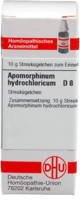 APOMORPHINUM HYDROCHLORICUM D 8 Globuli - 10g - A - A