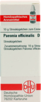PAEONIA OFFICINALIS D 4 Globuli - 10g
