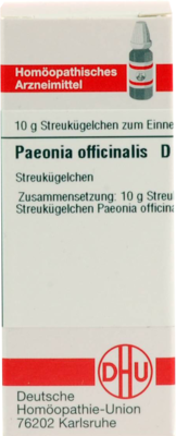 PAEONIA OFFICINALIS D 4 Globuli - 10g