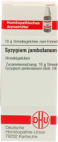 SYZYGIUM JAMBOLANUM D 6 Globuli - 10g