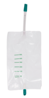 URIN BEINBEUTEL 500 ml Rückl.Sp.m.Abl.m.Vlies ger. - 10Stk