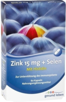 GESUND LEBEN Zink 15 mg+Selen Kapseln - 60Stk