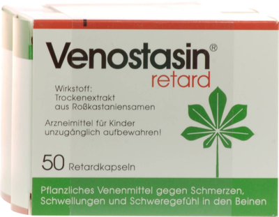 VENOSTASIN retard 50 mg Hartkapsel retardiert - 100Stk - Stärkung für die Venen