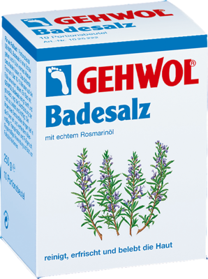 GEHWOL Rosmarin Badesalz Portionsbeutel - 10X25g - Hautpflege