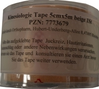 KINESIOLOGIE Tape 5 cmx5 m beige - 1Stk