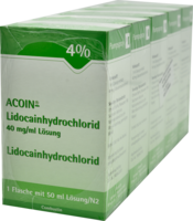 ACOIN-Lidocainhydrochlorid 40 mg/ml Lösung - 5X50ml