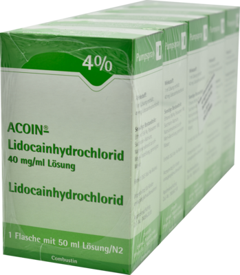 ACOIN-Lidocainhydrochlorid 40 mg/ml Lösung - 5X50ml