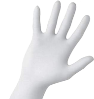 HANDSCHUHE Einmal Nitril M weiß - 100Stk