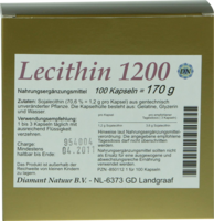 LECITHIN 1200 Kapseln - 100Stk - Stärkung für das Gedächtnis