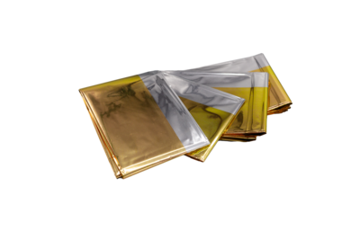RETTUNGSDECKE 160x220 cm gold/silber - 1Stk