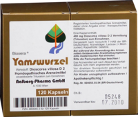 YAMSWURZEL KAPSELN - 120Stk
