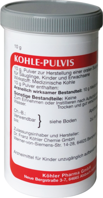 KOHLE pulvis Pulver - 10g - Durchfall