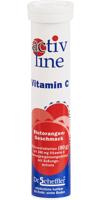 ACTIVLINE Vitamin C Blutorange Brausetabletten - 20Stk