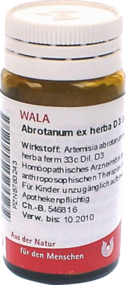 ABROTANUM EX Herba D 3 Globuli - 20g
