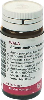 ARGENTUM/ROHRZUCKER Globuli - 20g