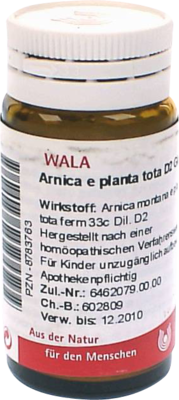 ARNICA E Planta tota D 2 Globuli - 20g
