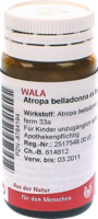 ATROPA belladonna ex Herba D 30 Globuli - 20g