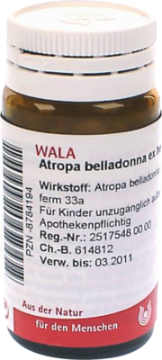ATROPA belladonna ex Herba D 30 Globuli - 20g
