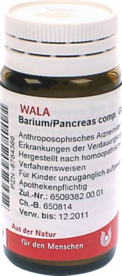 BARIUM/PANCREAS comp.Globuli - 20g