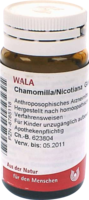 CHAMOMILLA/NICOTIANA Globuli - 20g