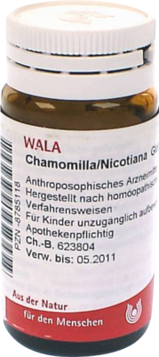 CHAMOMILLA/NICOTIANA Globuli - 20g