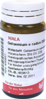GELSEMIUM E radice D 30 Globuli - 20g