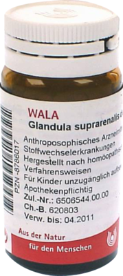 GLANDULA SUPRARENALIS dextra cum Cupro Globuli - 20g