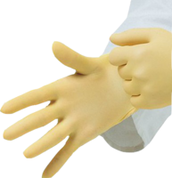 LATEX-HANDSCHUHE Einmal puderfrei XL - 100Stk