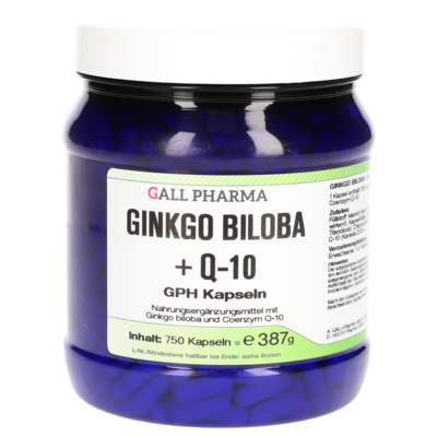 GINKGO BILOBA+Q10 GPH Kapseln - 750Stk