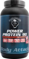 POWER PROTEIN 90 Strawberry Flavour Pulver - 1000g
