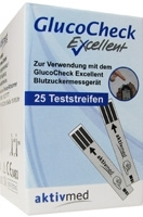 GLUCOCHECK Excellent Teststreifen - 25Stk