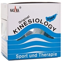 NASARA Kinesiologie Tape 5 cmx5 m blau - 1Stk