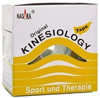 NASARA Kinesiologie Tape 5 cmx5 m gelb - 1Stk