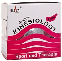 NASARA Kinesiologie Tape 5 cmx5 m pink - 1Stk