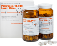 PANKREATIN 20.000 Laves Mikro magensaftr.Hartkaps. - 200Stk - Verdauungsenzyme