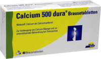 CALCIUM 500 dura Brausetabletten - 40Stk